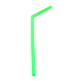 Pajita Flexible para Bebidas Ø5mm 21cm (100 Uds)