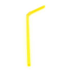 Pajita Flexible para Bebidas Ø5mm 21cm (100 Uds)