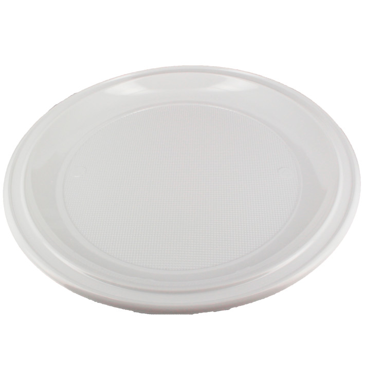 Plato de Plástico PS para Pizza Blanco Ø280 mm (400 Uds)