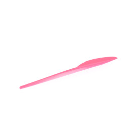 Cuchillo de Plastico PS Fucsia 165 mm (15 Uds)