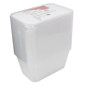 Tarrina Plastico Rectangular PP 1000ml (50 Uds)