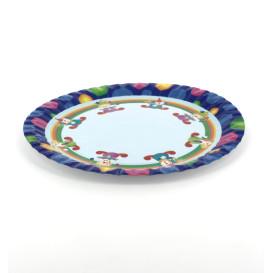 Plato Carton Diseño Payasos 23cm (8 Uds)