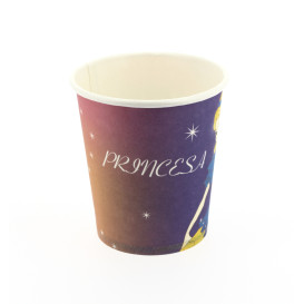 Vaso Carton Diseño Princesas 200 ml (500 Uds)