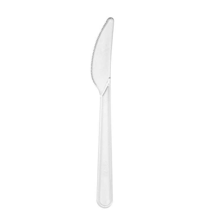 Cuchillo de Plastico Magnum Transparente 185 mm 