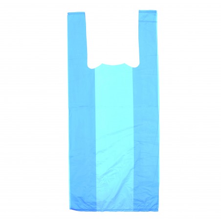 Bolsa Plástico Camiseta 35x50cm Azul (5000 Uds)
