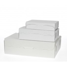 Caja para Dulces y Bombones Blanca 14x8x3,5cm 250g (5 Uds)