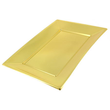 Bandeja de Plástico Oro 330x225mm (2 Uds)