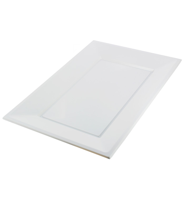 Bandeja de Plastico Blanca 330x225mm 