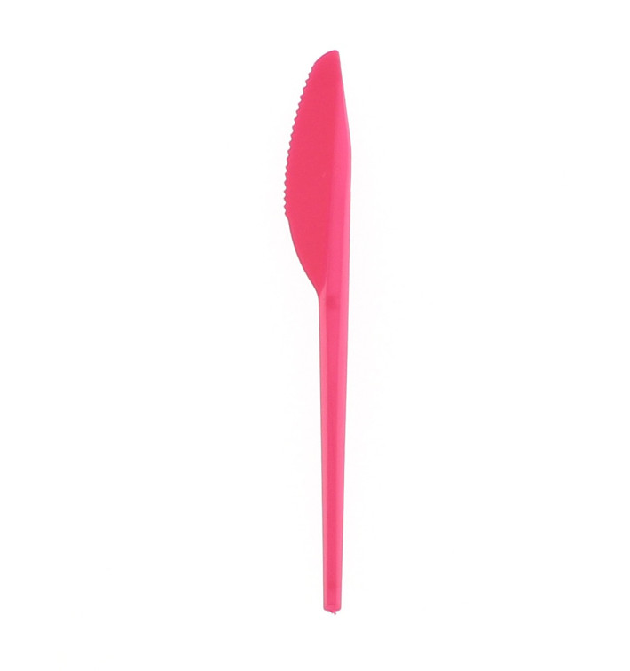 Cuchillo de Plastico PS Fucsia 165 mm 