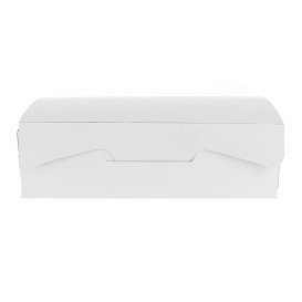 Caja Pasteleria Carton 18,2x13,6x5,2cm 500g. Blanca (5 Uds)