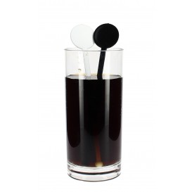 Agitador para Bebidas de Plástico Negro 175mm (1.000 Uds)
