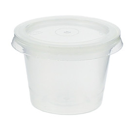 Tarrina Plastico Salsas con Tapa 33ml (3000 Uds)