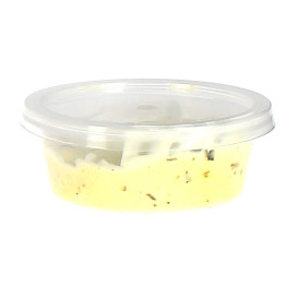 Tarrina Plastico Salsas con Tapa 85ml (100 Uds)