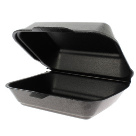 Envase Foam LunchBox Negro 185x155x70mm 