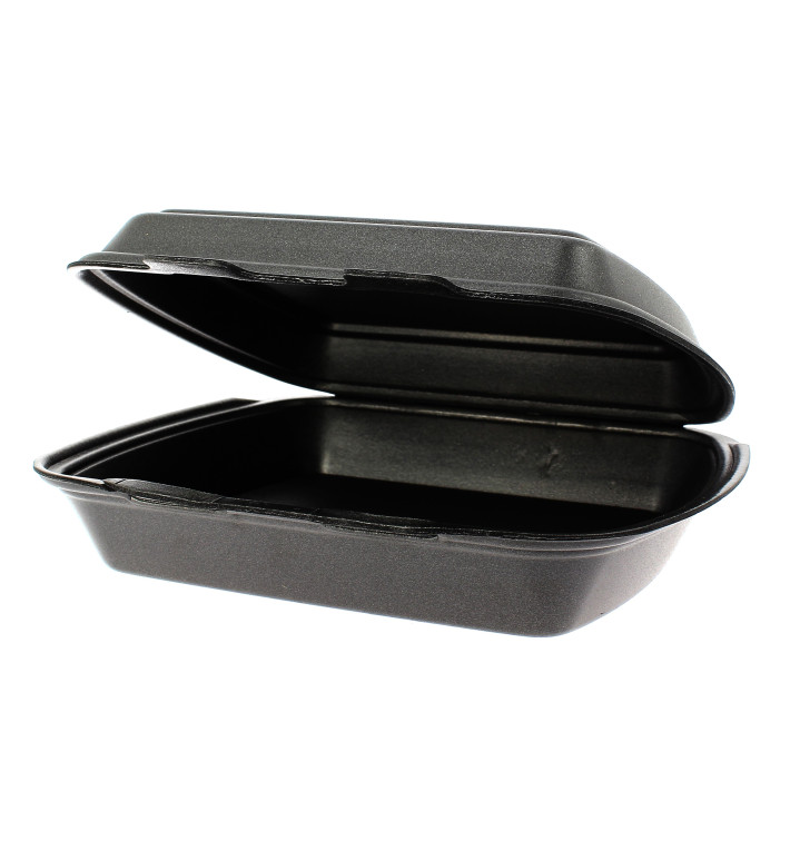 Envase Foam MenuBox 1C. Negro 240x210x70mm 