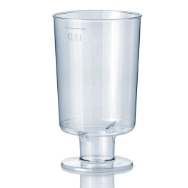 Copa de Plastico con Pie 100 ml 