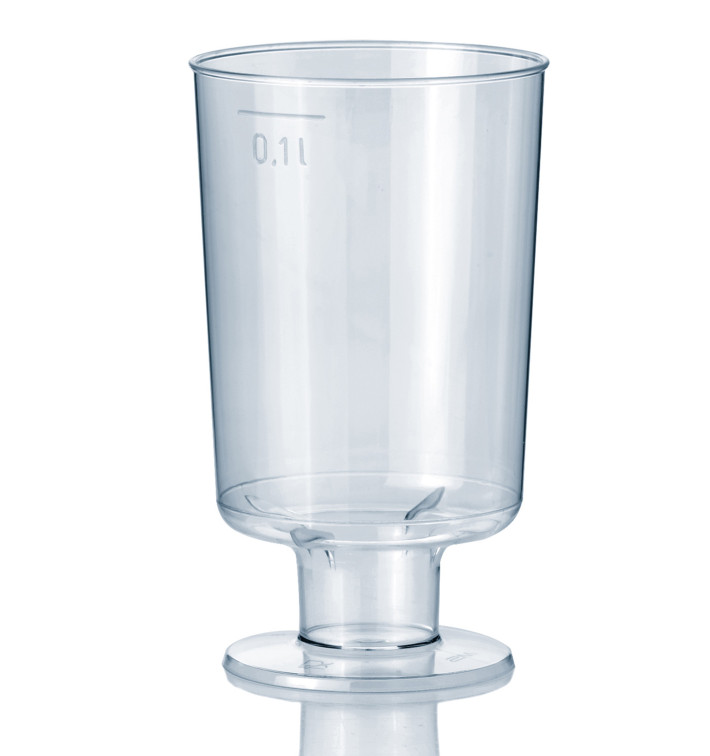 Copa de Plastico con Pie 100 ml 