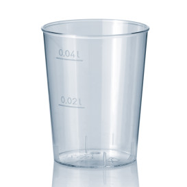 Vaso Inyectado Transparente PS 40 ml 