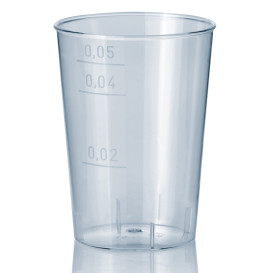 Vaso Inyectado Transparente PS 50 ml 