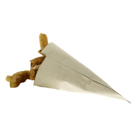 Cono de Papel Estraza Natural 420mm 600g (1.200 Uds)