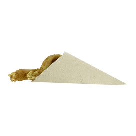 Cono de Papel Estraza Natural 240mm 100g (2.000 Uds)
