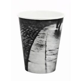 Vaso Cartón 8Oz/240ml "Parisian" Ø7,9cm (50 Uds)
