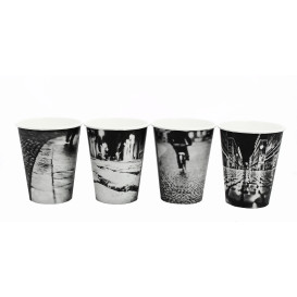 Vaso Cartón 8Oz/240ml "Parisian" Ø7,9cm (50 Uds)
