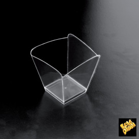 Bol Degustacion Onda Transparente 57x57x58 mm (25 Unidades)