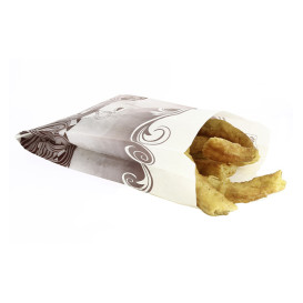 Bolsa para Churros Antigrasa 18+7x32cm (1000 Unidades)