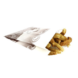 Bolsa para Churros Antigrasa 22+12x36cm (1000 Unidades)