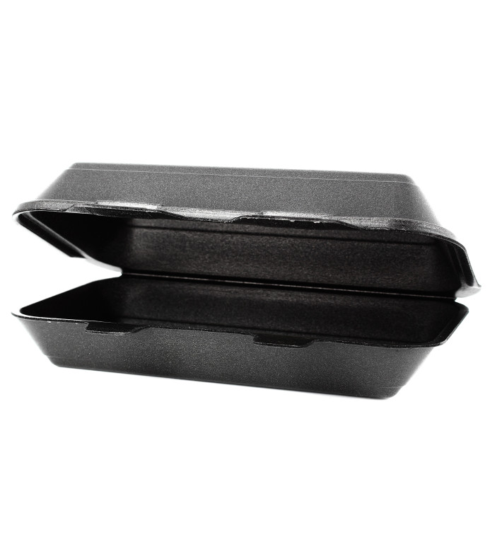 Envase Foam LunchBox Negro 240x155x70mm 