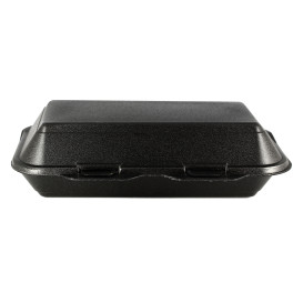 Envase Foam LunchBox Negro 240x155x70mm (500 Uds)