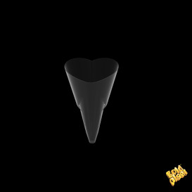 Cono Plastico Degustacion Love Transp. 50 ml (120 Uds)