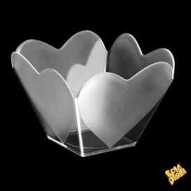 Bol de Plástico "Cupido" Transparente 68 ml (25 Unidades)