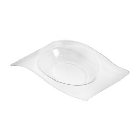 Plato Degustación Flat Transparente 8x6,6 cm (50 Unidades)