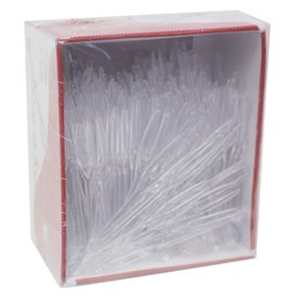 Pick de Plastico Snack Stick Transparente 90 mm (1650 Unidades)