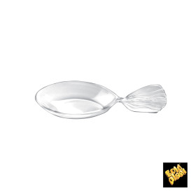 Cuchara Degustacion Single-Dose Fish Transp. 120 mm (30 Uds)