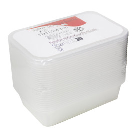 Tarrina Plastico Rectangular PP 500 ml (50 Uds)
