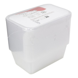 Tarrina Plastico Rectangular PP 750 ml (50 Uds)