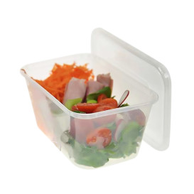 Tarrina Plastico Rectangular PP 1000ml (50 Uds)