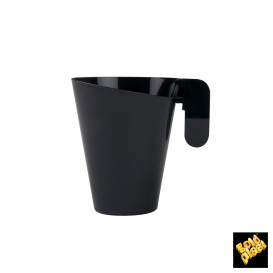 Taza de Plástico Degustacion Design Negra 155ml (12 Uds)
