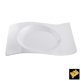 Plato Degustacion Forma Blanco 28x23 cm (180 Uds)