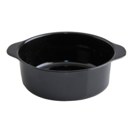 Cazuela de Plastico con Asas Negro 52ml 