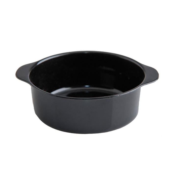 Cazuela de Plastico con Asas Negro 52ml 