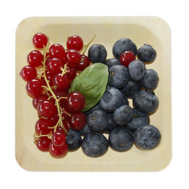Plato de Hoja de Palma Cuadrado 14x14cm (1800 Uds)