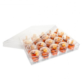 Kit Bandeja Capacidad 20 Bols Redondos transp. (1 Ud)