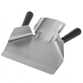 Pala Patatas Fritas 2 Asas Inox Plateado 20x22,5x5 cm (1 Ud)