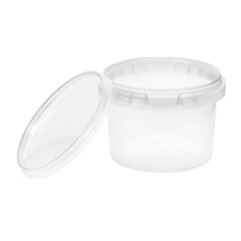 Envase de Plastico redondo inviolable 280 ml Ø9,5 (95 Uds)