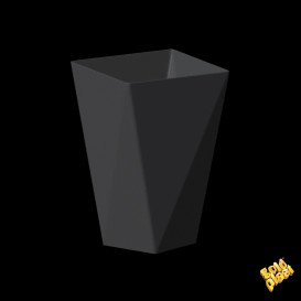 Vaso de Degustacion Diamond Negro 150 ml (12 Uds)