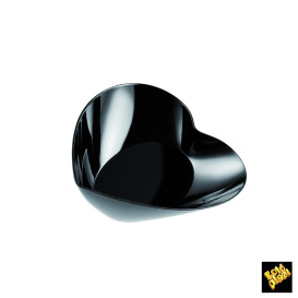 Bol Degustación Plastico Lovers Negro 30ml (25 Uds)